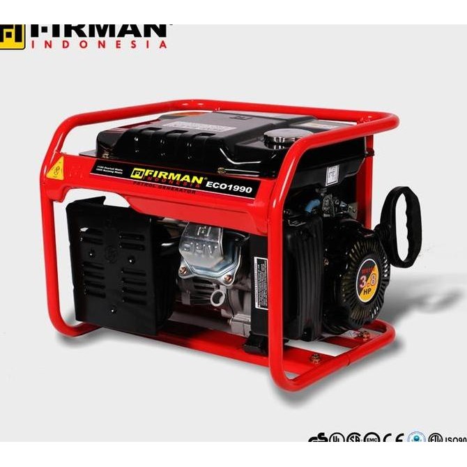 Firman Mesin Genset Bensin Eco1990 1Kw Plus Avr. Gasoline Generator