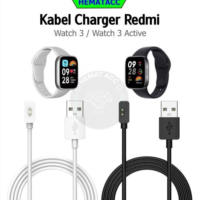 (Expert) Kabel Charger Redmi Watch 3 / Redmi Watch 3 Active Hematacc