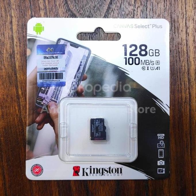 Microsd Kingston 128Gb 10 Canvas New Stok