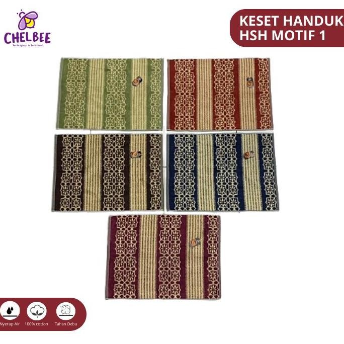 KESET GROSIR 12 pcs ( 1 lusin ) Keset kaki handuk HSH ukuran 40x60cm