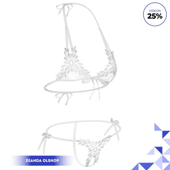 LINGERIE SEXY HOT BIKINI HOLLOW OPEN CROTCH TRANSPARAN BRA SET B09 BEST SELLER