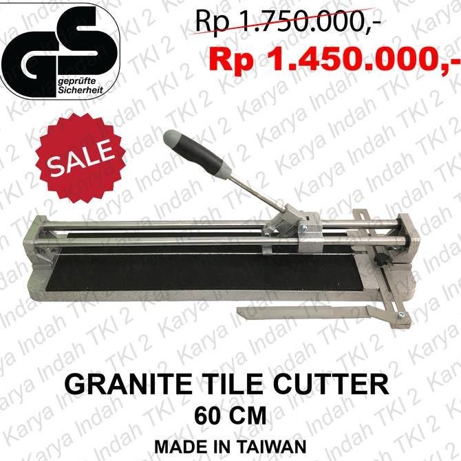 Alat Potong Granit Keramik GS Taiwan 600mm Manual Granite Tile Cutter murah