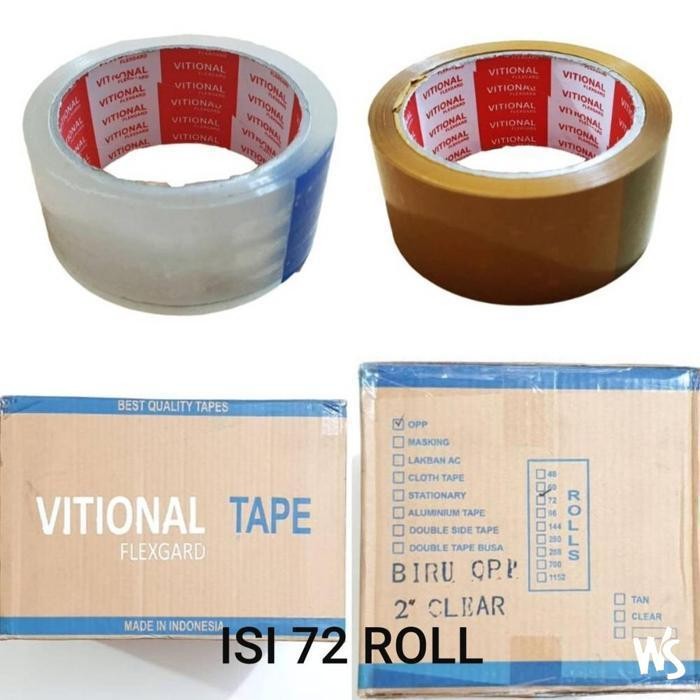 

Promo Vf Br Lakban 45Mm X 50M 72 Roll (1 Dos) / Isolasi / Solasi