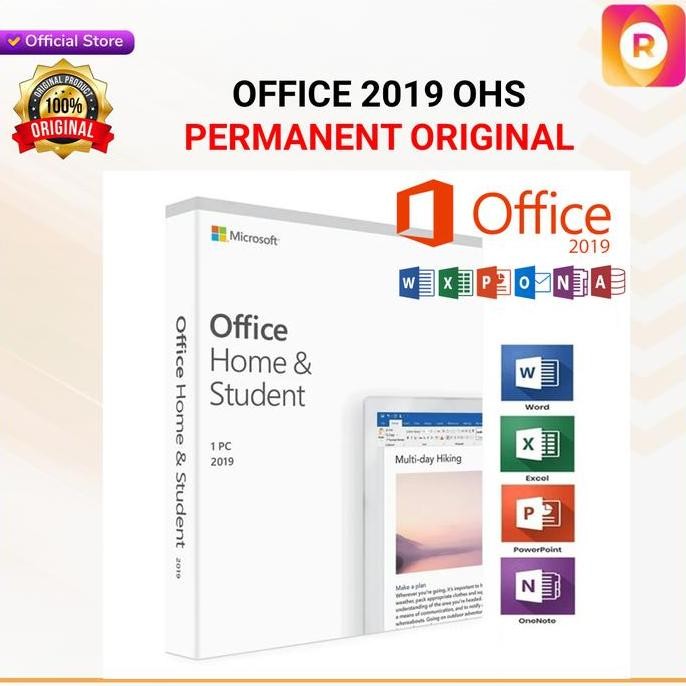 Microsoft Office Ohs 2019 / Lisensi Original Permanent Pack