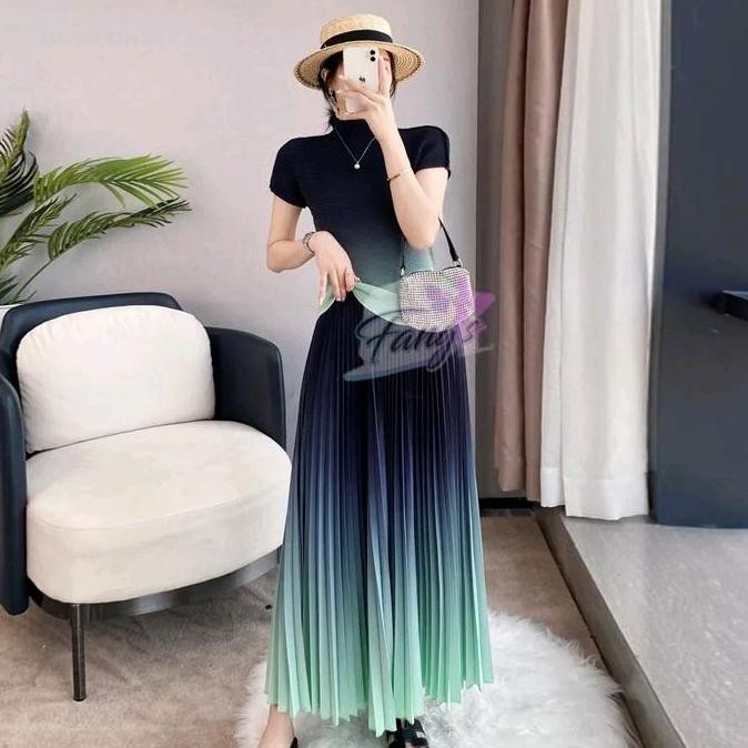 Fw R633 Rok Plisket Gradasi Import Premium Luxury Termurah