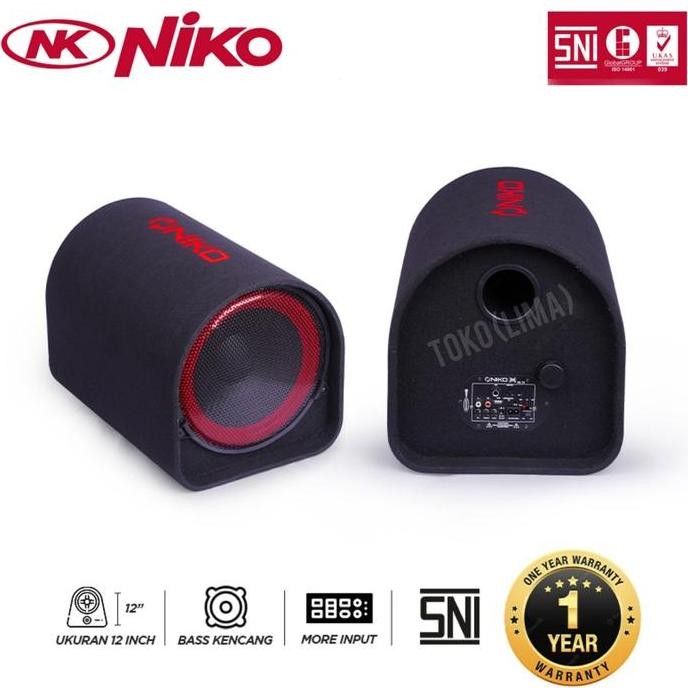 Sale Speaker Portable Niko Gl 12 Subwofer 12 Inch Mobil Tabung Bluetooth Usb Car Speaker Karaoke Rem
