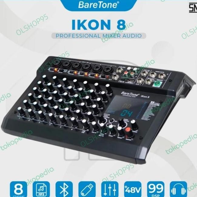 AUDIO MIXER BARETONE IKON-8/IKON-8 8CHENEL ORIGINAL BARETONE