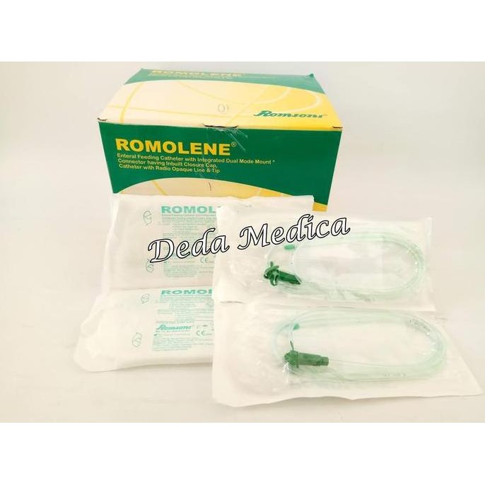 Selang Makan Ngt Feeding Tube Romolene Dewasa Romsons 14 Fr Per Box Co