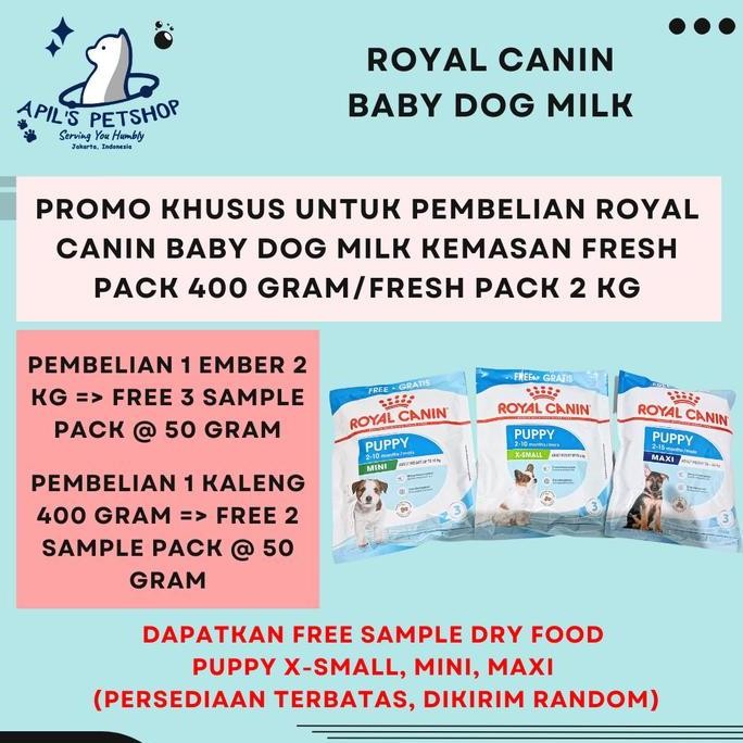 Royal Canin Baby Dog Milk - Susu Anjing Royal Canin - Susu Puppy 2 Kg Co