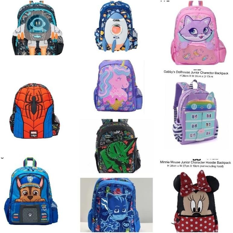 Tas Ransel Smiggle / Tas Sekolah Smiggle Tk / Tas Smiggle Anak Tk Gercep