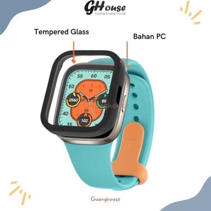 (Expert) Case Redmi Watch 3 Bumper Case Xiaomi Redmi Watch 3 Bahan PC Tempered