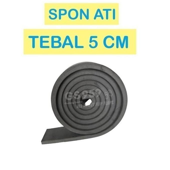 ready SPON ATI / BUSA ATI / SPON EVA TEBAL 5 CM HITAM UKURAN 100 CM X 50 CM