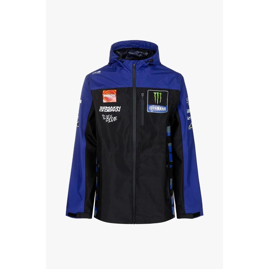 Monster Yamaha MotoGP 2024 Team Windbreaker Jacket. Jaket Pria