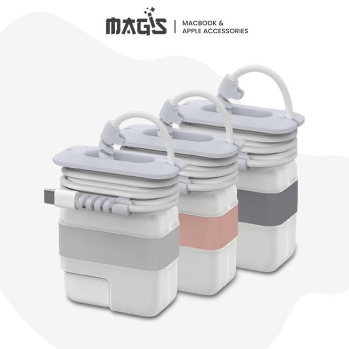 TERLARIS Cover Charger Macbook 01 Case Pelindung Kabel Casing Pelindung Adaptor SALE