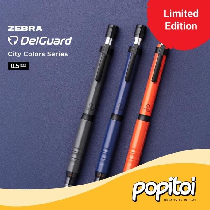 

TERLARIS - Zebra Delguard P-MA86 Type LX Mechanical Pencil 0.5 mm Pensil Mekanik 0,5 Anti Patah