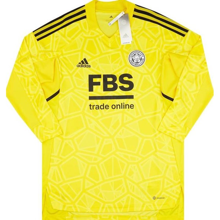 ORIGINAL Leicester City 22/23 Goalkeeper Away Shirt Jersey bola pria