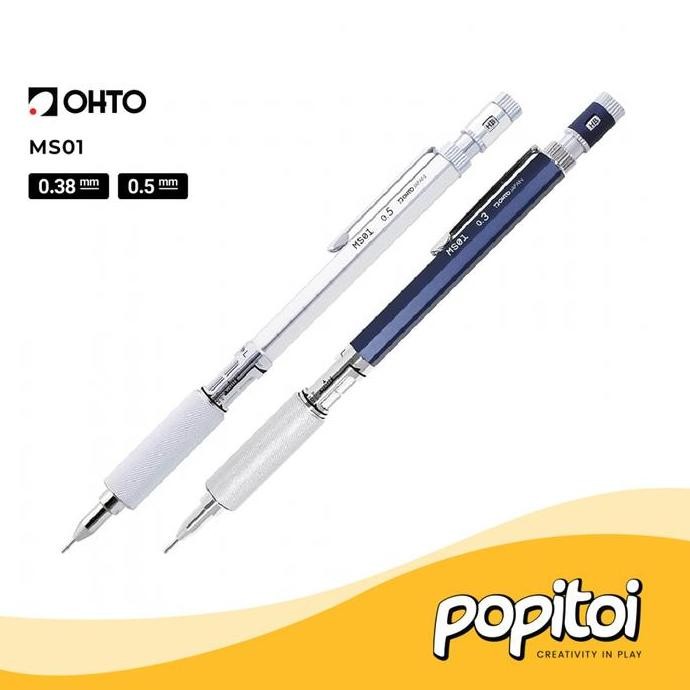 

BEBAS ONGKIR - OHTO MS01 Mechanical Pencil 0.3 0.5 mm Pensil Mekanik Cetek Gambar