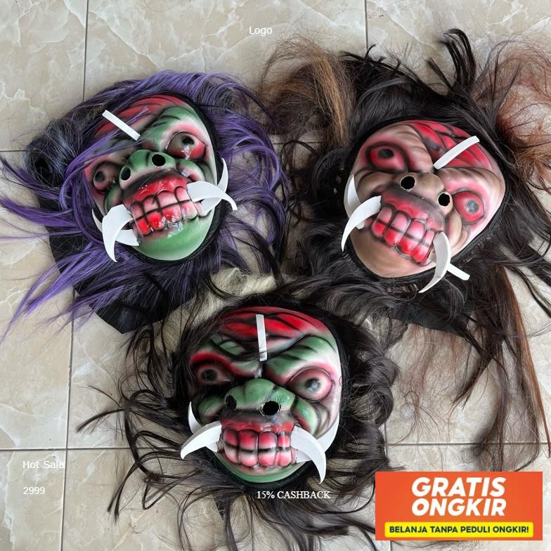 Topeng Gedruk Spons/ Maianan Topeng Anak Anak/ Topeng