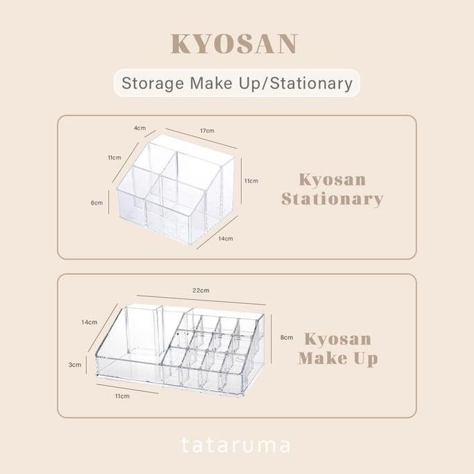 

Terlaris Kyosan - Storage Organizer Make Up Stationery Alat Tulis Akrilik