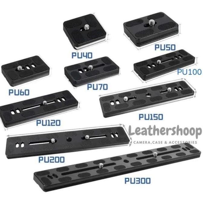 Quick Release Plate Tripod Adapter PU50  PU100 PU120 PU150 PU200 PU300