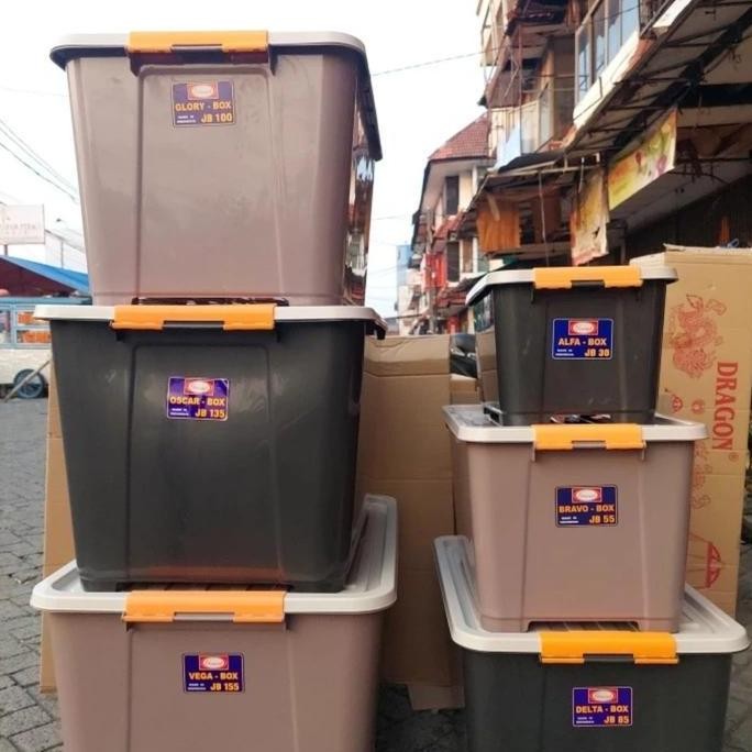 

Terlaris Kontainer Box Capucino Jb 55/85/100/135/155 Great Container Plastik