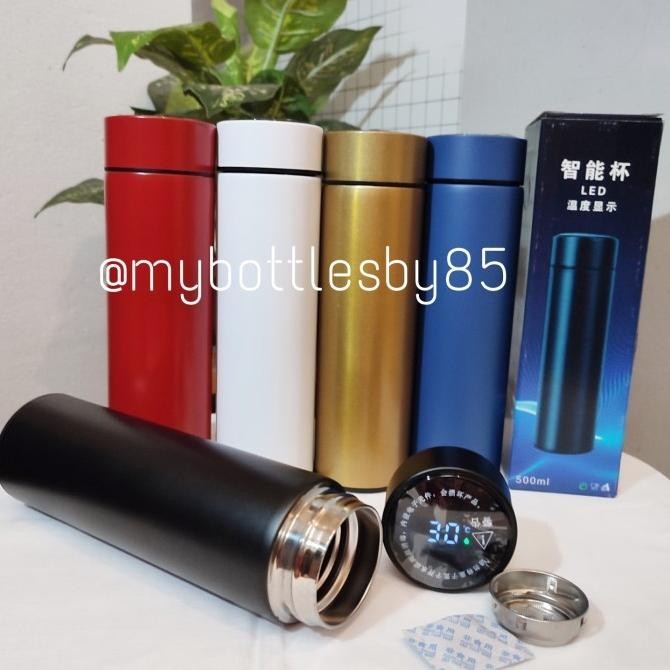 (Expert) termos led suhu,termos temperatus,tumbler suhu led glossy
