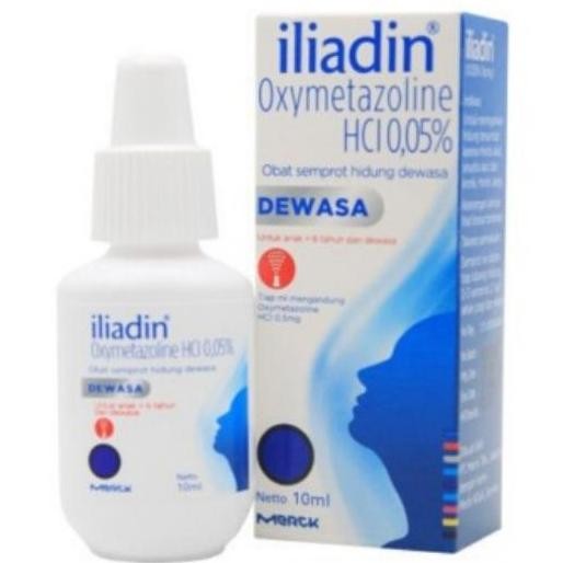 TERBARU - ILIADIN Spray Adult 10 ml / Semprot Hidung Dewasa / Seperti Afrin