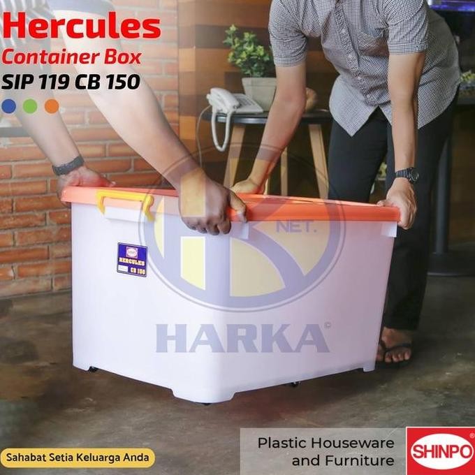 

Terlaris Hercules Container Box 150 Liter | Boks Plastik Shinpo Cb 150 Sip 119