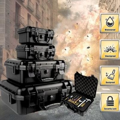 

Terlaris Taffguard Kotak Perkakas Multifungsi Storage Tool Box With Sponge - Th5 - Ukuran 19, 28.7, 36.5, 34.6, 43 Cm