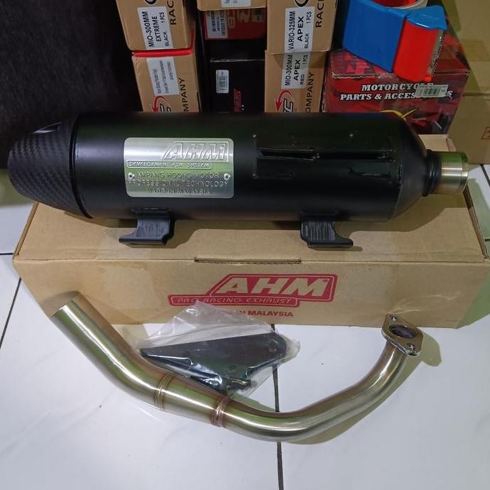 knalpot ahm beat scoopy vario 110 fi spacy orinal
