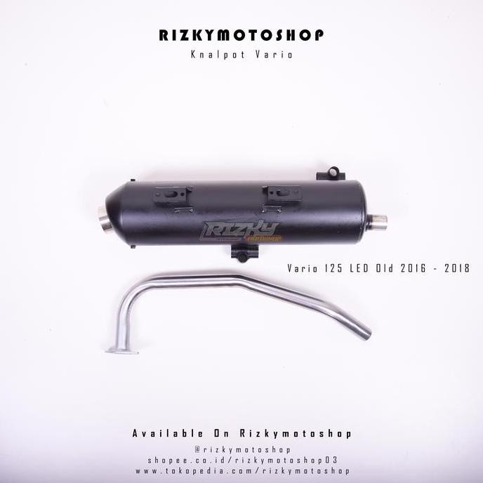 Knalpot Copy CMS Vario 125 150 LED Old - Zrc ( Adem Ngebas ) Terlaris