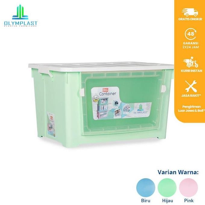 

Terlaris Olymplast Box Container / Kotak Penyimpanan Serbaguna / Obc 1 Pcs