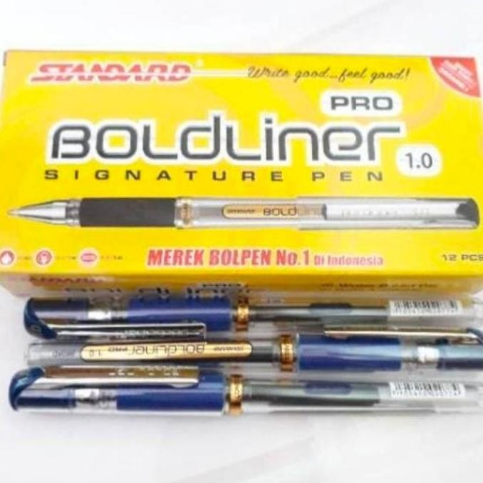 

BEBAS ONGKIR - pulpen balliner pro 1.0 pen standard boldliner pro 1.0 signature 12pcs