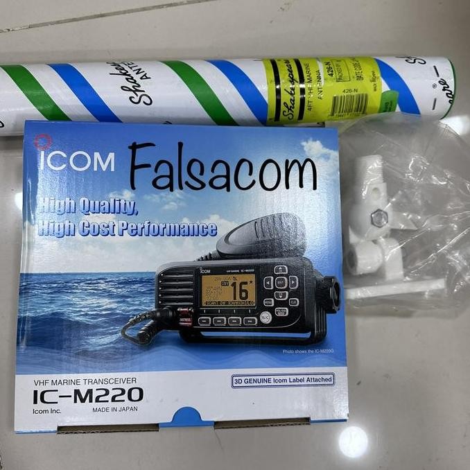 Grosir Icom M220 Icom Ic-M220 With Antena Shakespeare 426