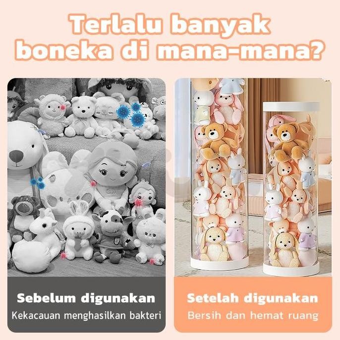 

Terlaris Yuumi Boneka Tempat Penyimpanan / Lucu Bayi Mainan Storage Box - Menghadiahkan Strip Lampu Dan Roda-Berlaku Untuk Miniso Anak Doll