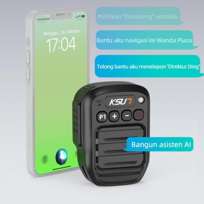 Grosir Ksun B60 Bluetooth Microphone Ptt Walkie Talkie Portable Mini Speaker Wireless Android Ios Bt