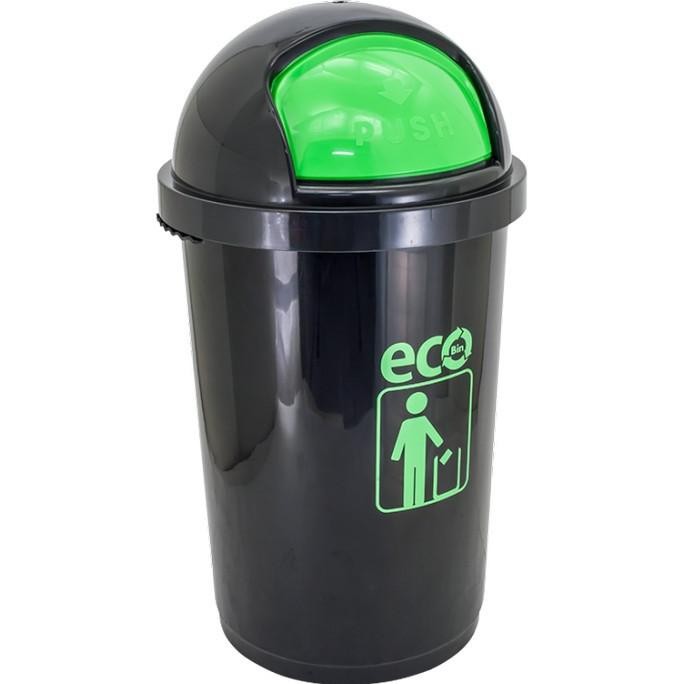 Tong Sampah Bulat Bio 50 Liter Green Leaf 2150