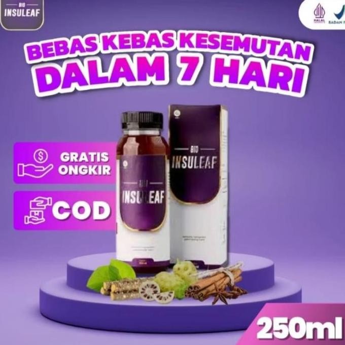 

TERMURAH - BIO INSULEAF HERBAL DIABETES ORIGINAL 250ML