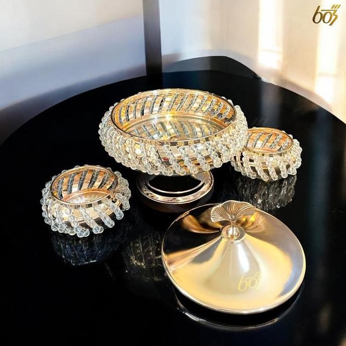 

Terlaris [Cod] 603Store Wadah Tempat Serbaguna New 3In1/ Candy Box Set Isi 3 / Wadah Dekorasi Mewah