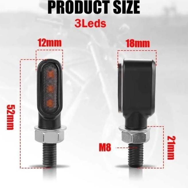 Sein motor LED mini turn snal sen motor mini