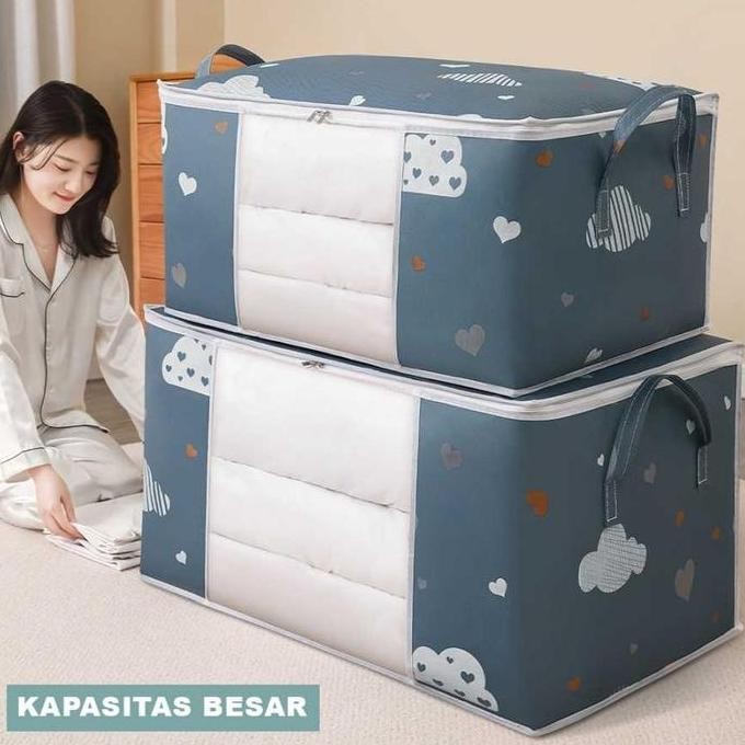 

Terlaris Storage Box Bag Pakaian Box Serbaguna Lipat Tempat Baju Kotak Murah