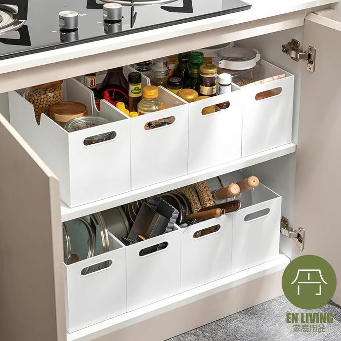 

Terlaris En Living U-Shaped Portable Storage Box White / Kotak Multifungsi