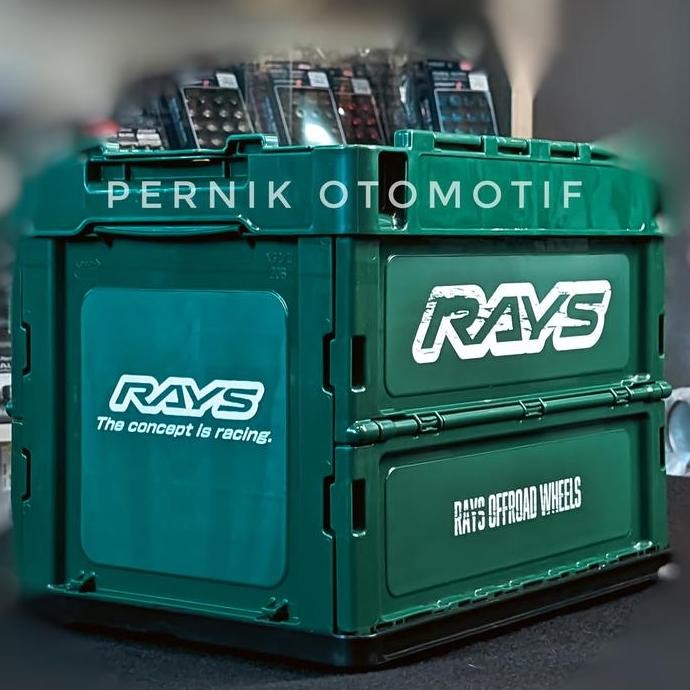 

Terlaris Rays Official Container Box 20L Olive Green Original Toolbox Tool Folding Collapsible Storage Kotak Kontainer Lipat