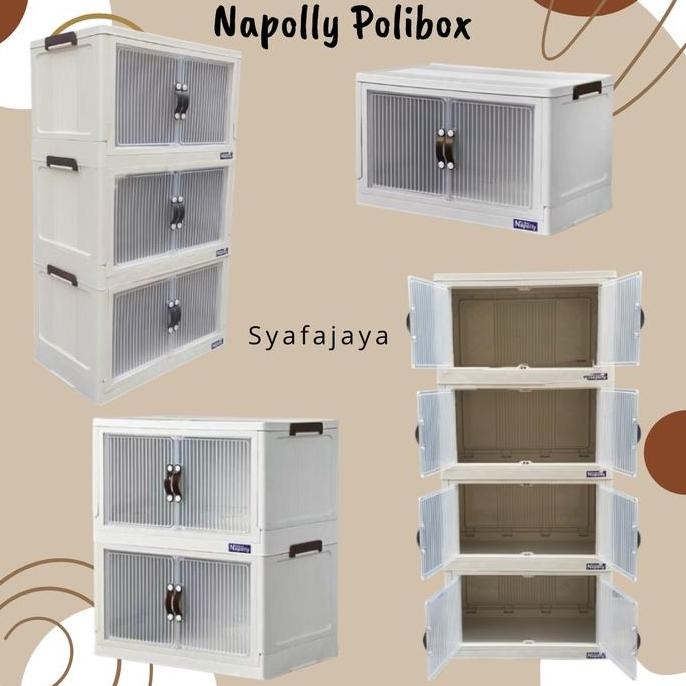 

Terlaris Napolly Polibox - Box Kotak Baju / Storage Box Serbaguna