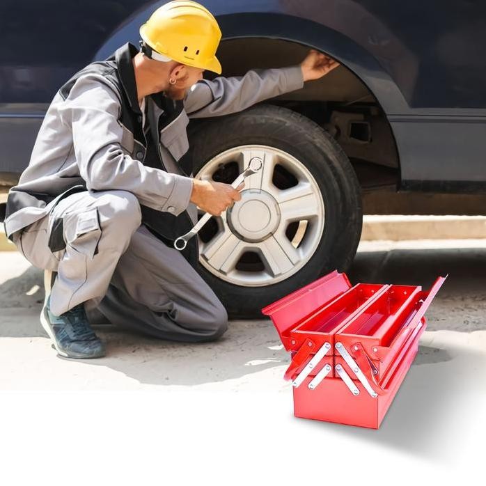 

Terlaris Kenmaster Tool Box Besi 3 Susun Merah / Biru / Toolbox Besi / Tempat Penyimpanan Perkakas / Tempat Penyimpanan Multifungsi - Kotak Perkakas - Kotak Serbaguna - Kotak Peralatan