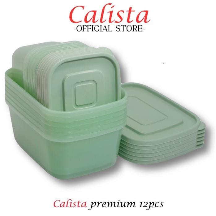 

Terlaris Toplesplastik Kotak Calista Rumoi Soft Premium 12Pcs - Food Prep Container Storage Kulkas Set Plastik