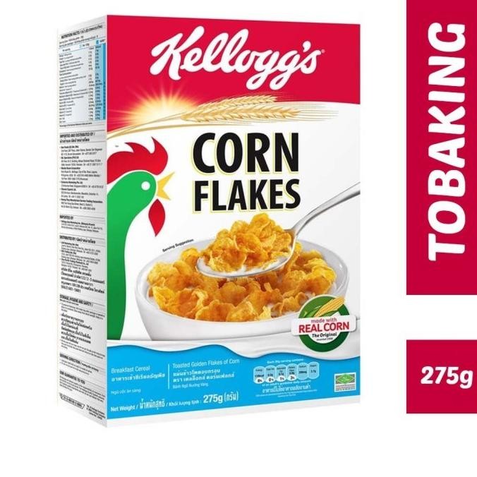 

(Expert) Corn Flakes Kelloggs 275 gr sereal jagung kellogg's kelog