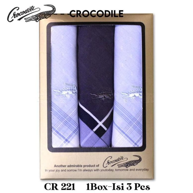 sfI Sapu Tangan Pria Crocodile AST