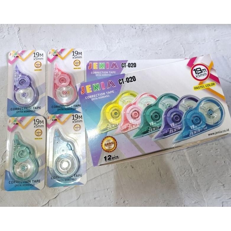 

(12 Pcs) Tipex Roll Jenia CT-020 19M