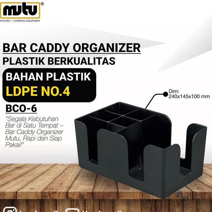 

Terlaris Jiwins Bar Caddy 24 X14,5X10 Cm / Bar Caddy Organizer